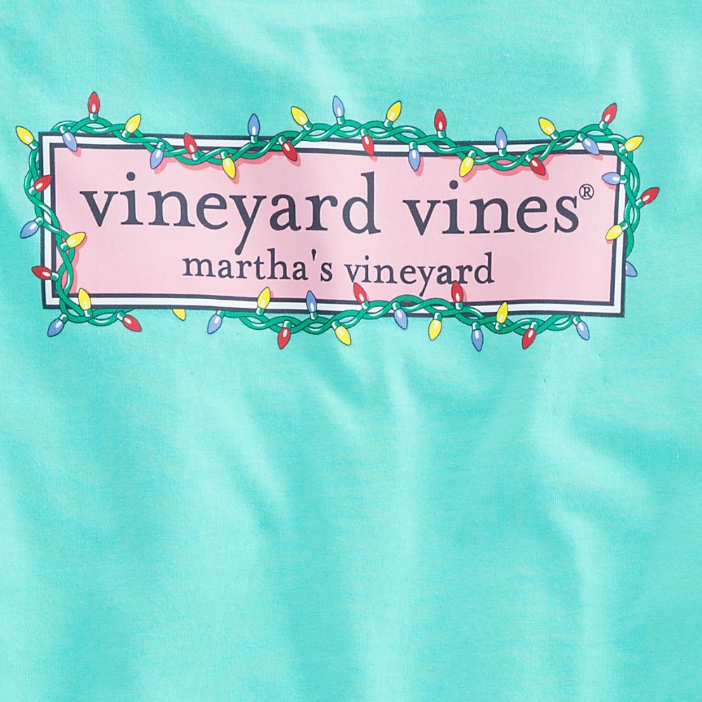 Youth- VINEYARD VINES Holiday Lights T--M/(12-14)
